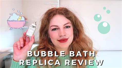 replica bubble bath perfume review|bubble bath perfume sample.